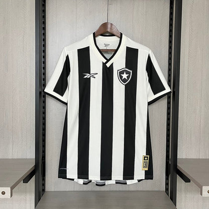 Camisa Reebok Botafogo 24/25 Casa - Preta e Branca - DA Sports Oficial