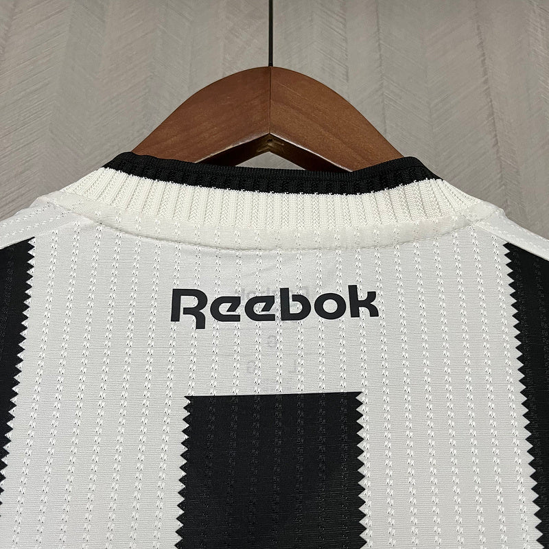 Camisa Reebok Botafogo 24/25 Casa - Preta e Branca - DA Sports Oficial