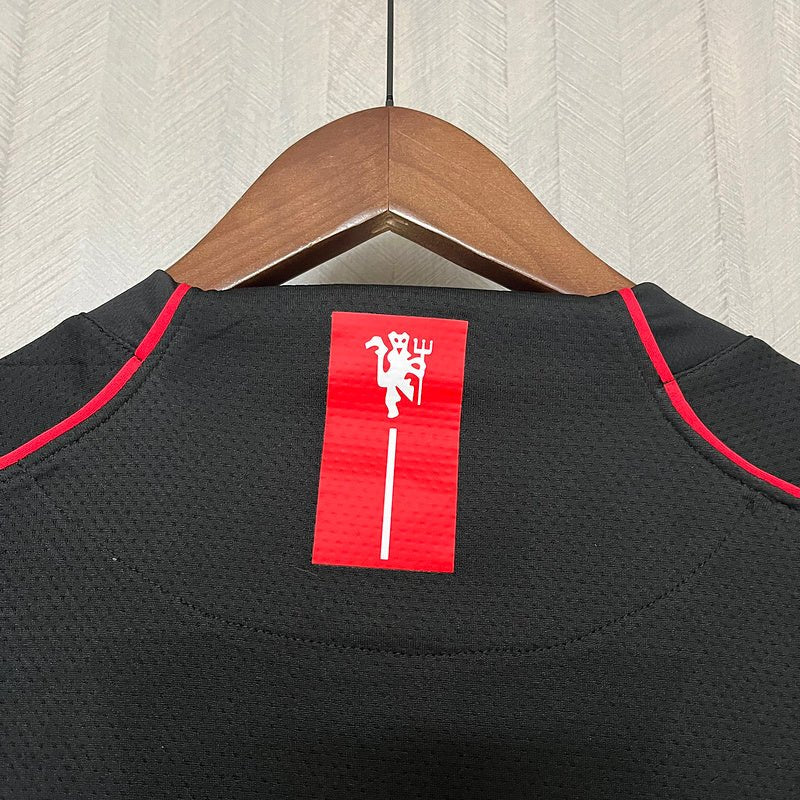 Camisa Retrô Away II do Manchester United 2007 Preta - Manga Longa - DA Sports Oficial