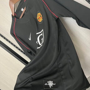 Camisa Retrô Away II do Manchester United 2007 Preta - Manga Longa - DA Sports Oficial