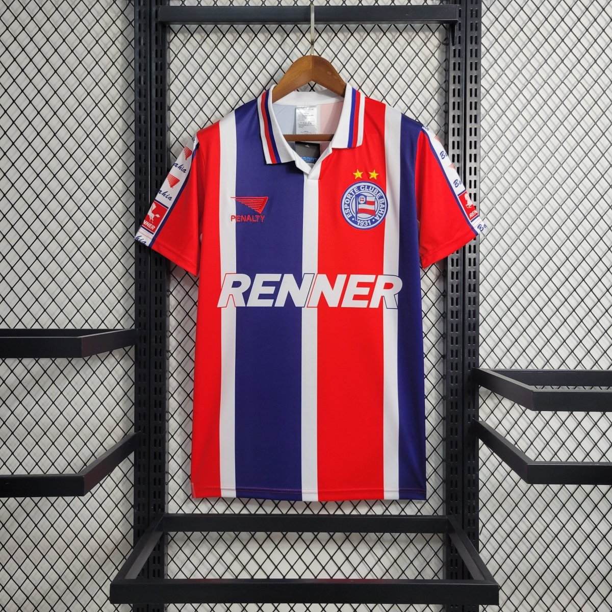 Camisa retrô Bahia 1996 - Vermelha e azul - DA Sports Oficial
