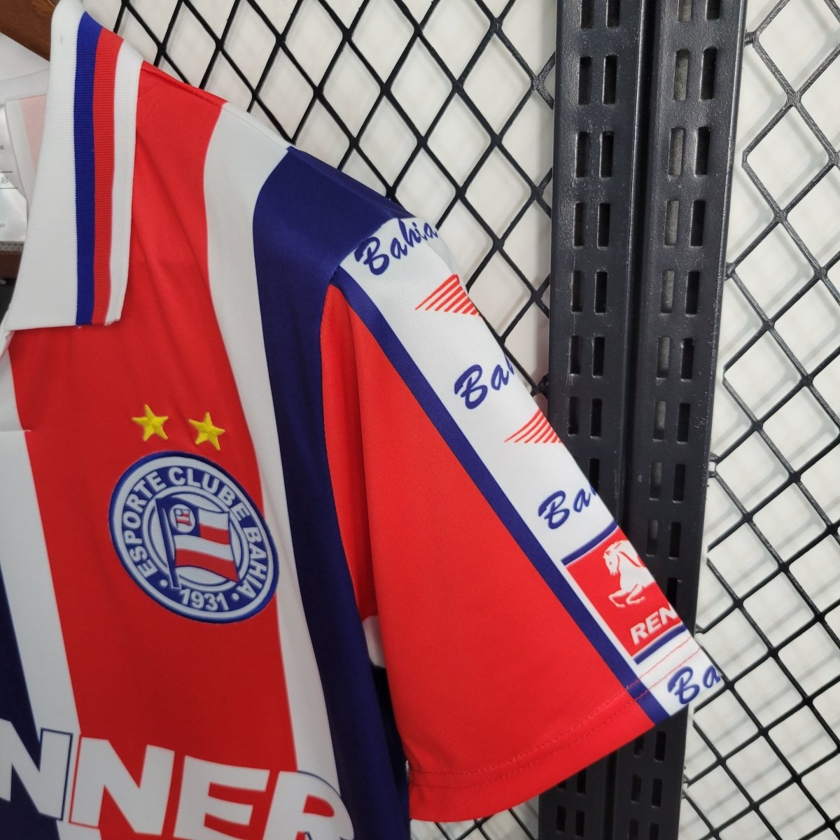 Camisa retrô Bahia 1996 - Vermelha e azul - DA Sports Oficial