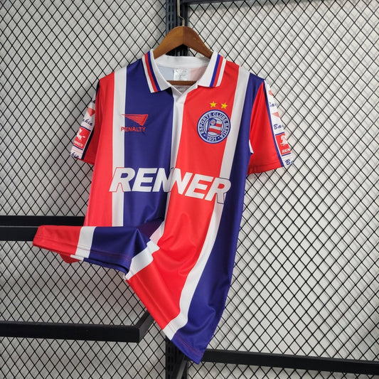 Camisa retrô Bahia 1996 - Vermelha e azul - DA Sports Oficial