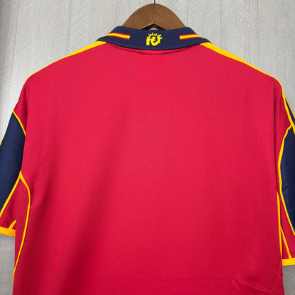 Camisa Retrô da Espanha Home 2000 Torcedor