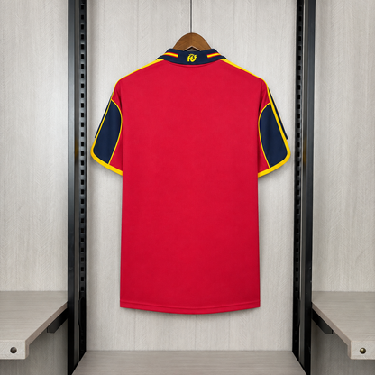 Camisa Retrô da Espanha Home 2000 Torcedor