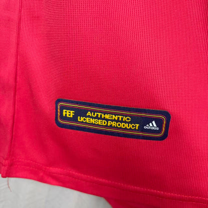 Camisa Retrô da Espanha Home 2000 Torcedor