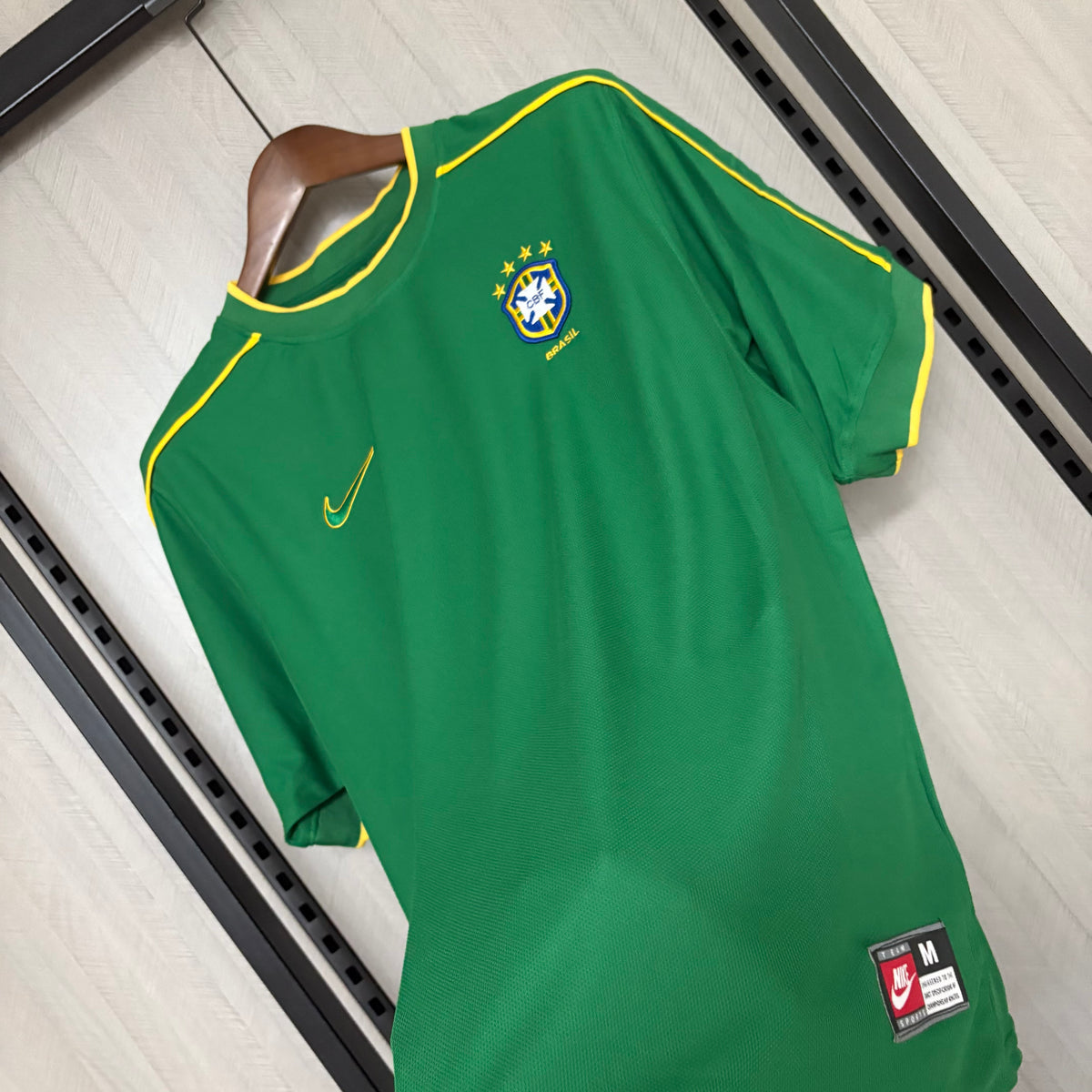 Camisa Retrô da Seleção Brasileira Goleiro 1998 Torcedor