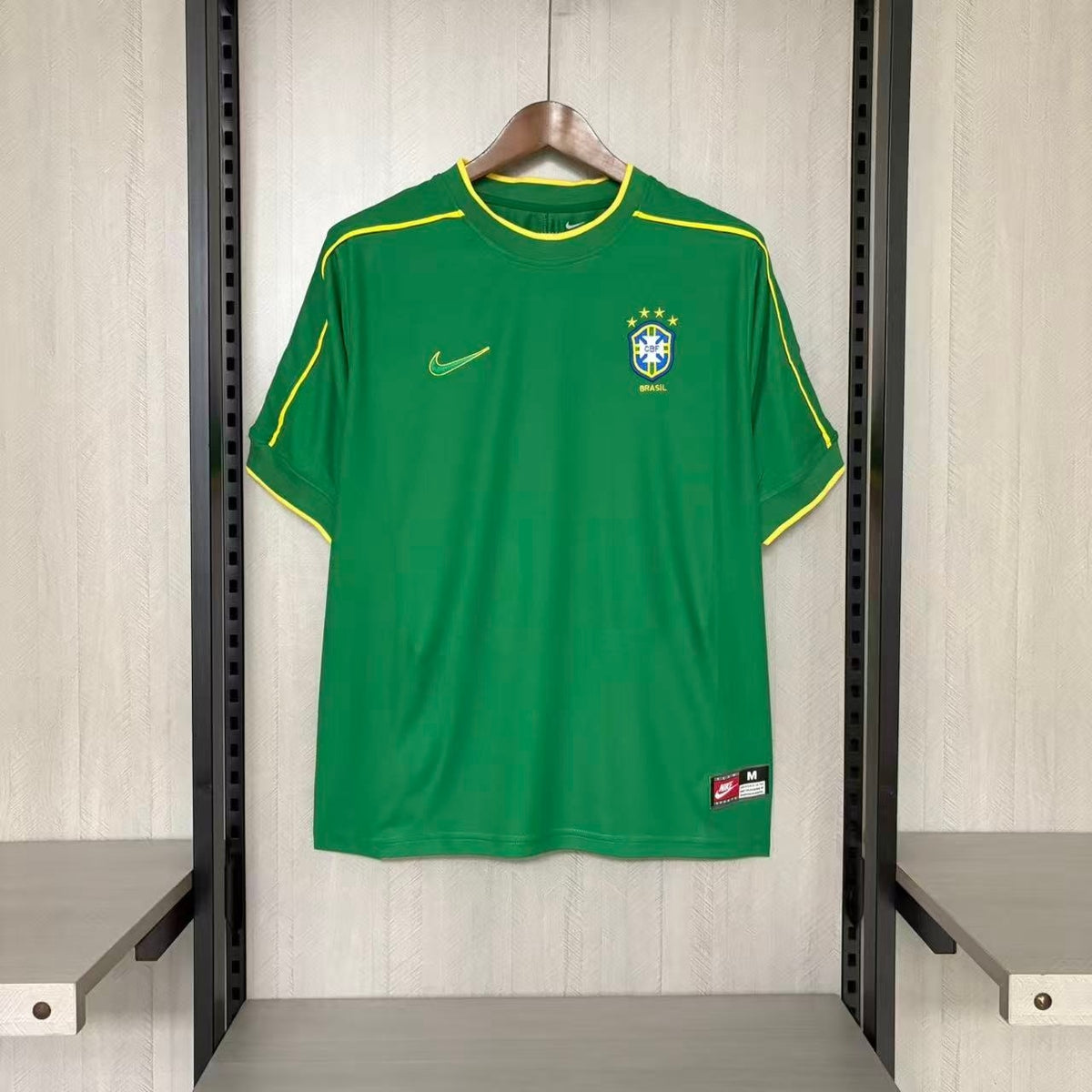 Camisa Retrô da Seleção Brasileira Goleiro 1998 Torcedor
