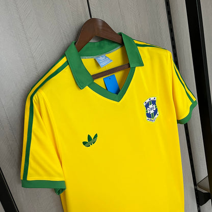 Camisa Retrô da Seleção Brasileira Home 1977 Torcedor