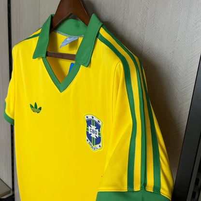 Camisa Retrô da Seleção Brasileira Home 1977 Torcedor