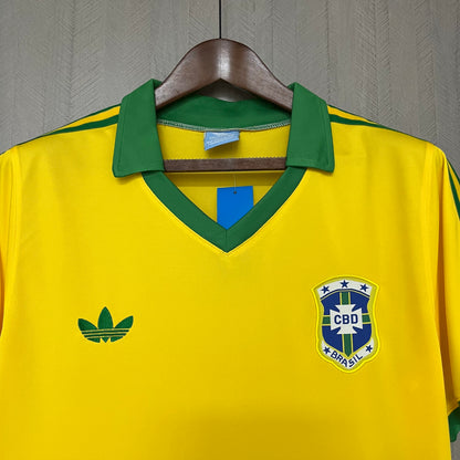 Camisa Retrô da Seleção Brasileira Home 1977 Torcedor