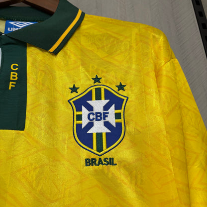 Camisa Retrô da Seleção Brasileira Home 1991/93 Torcedor