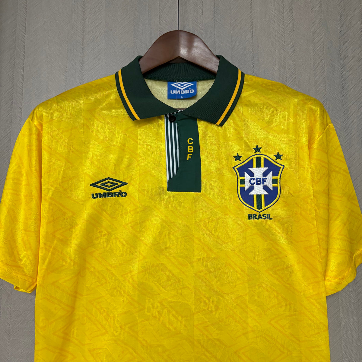 Camisa Retrô da Seleção Brasileira Home 1991/93 Torcedor