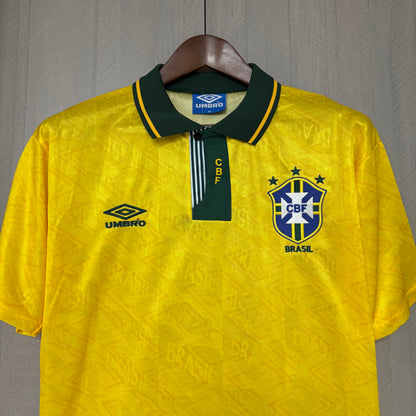 Camisa Retrô da Seleção Brasileira Home 1991/93 Torcedor