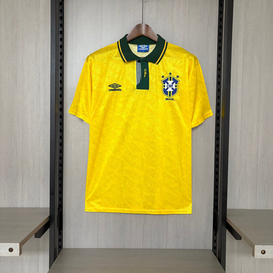 Camisa Retrô da Seleção Brasileira Home 1991/93 Torcedor