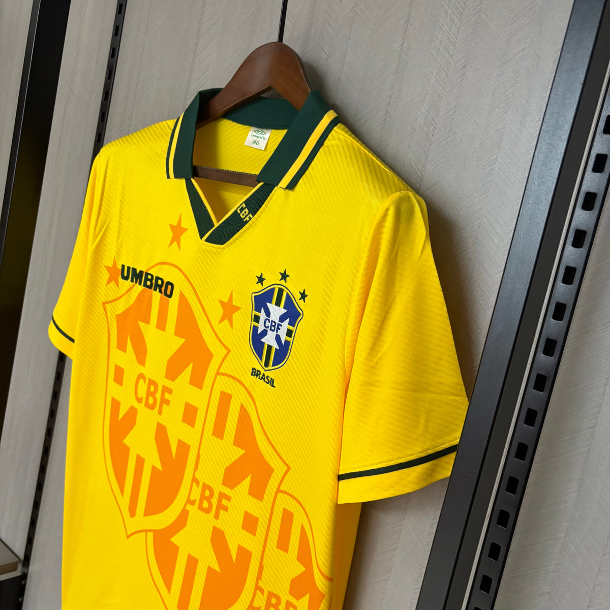 Camisa Retrô da Seleção Brasileira Home 1994 Torcedor
