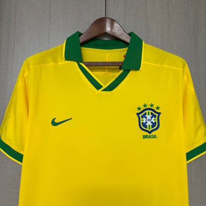 Camisa Retrô da Seleção Brasileira Home 1997 Torcedor