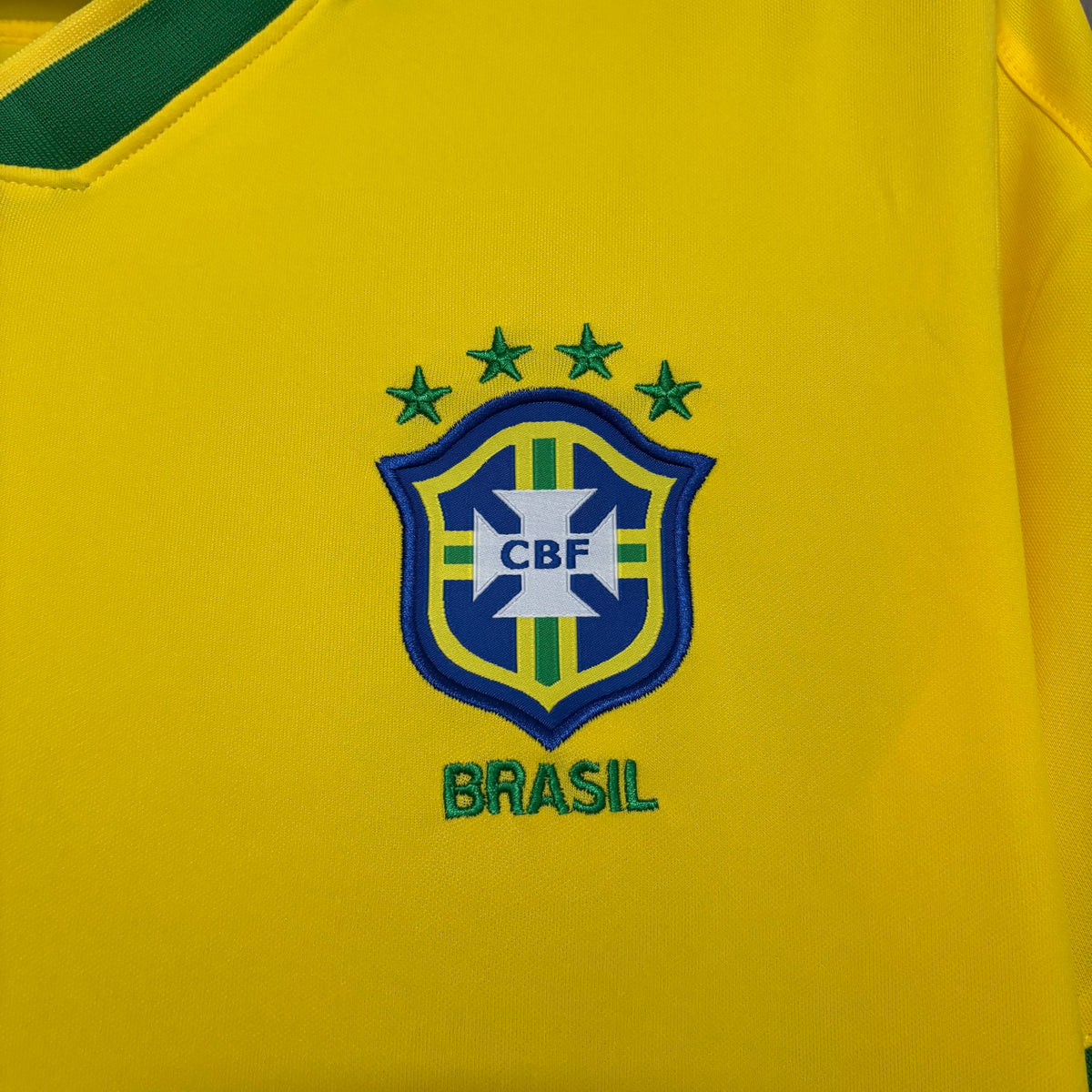 Camisa Retrô da Seleção Brasileira Home 1997 Torcedor
