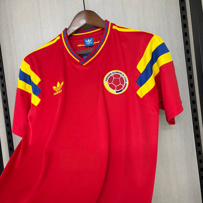 Camisa Retrô da Seleção da Colômbia Away 1990 Torcedor