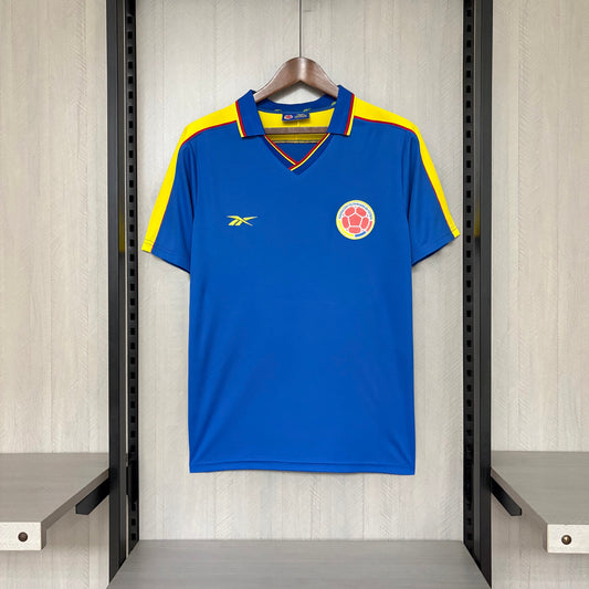 Camisa Retrô da Seleção da Colômbia Away 1998 Torcedor