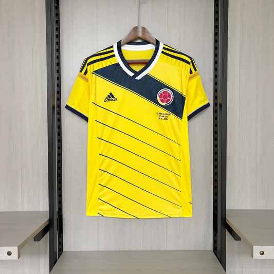 Camisa Retrô da Seleção da Colômbia Home 2014 Torcedor