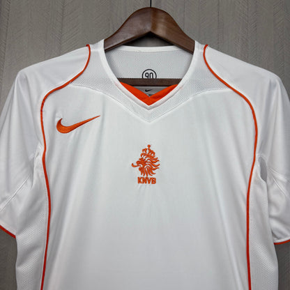 Camisa Retrô da Seleção da Holanda Away 2004 Torcedor