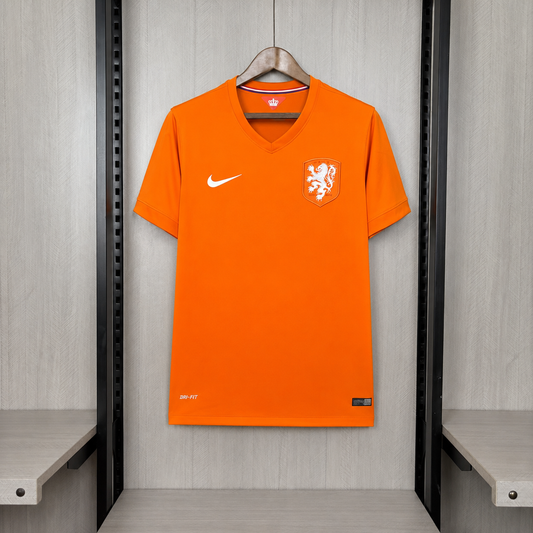 Camisa Retrô da Seleção da Holanda Home 2014 Torcedor