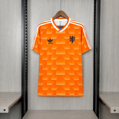 Camisa Retrô da Seleção da Holanda Treino 1988 Torcedor