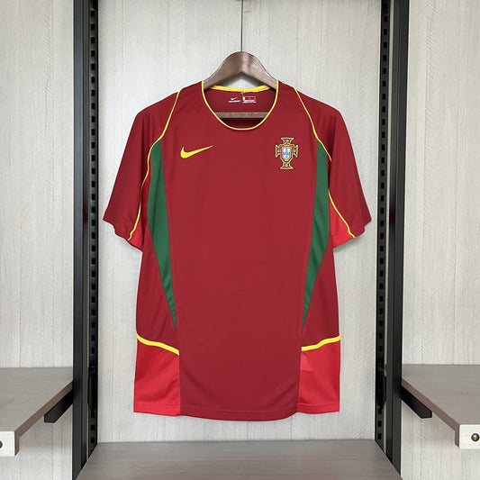 Camisa Retrô da Seleção de Portugal Home 2002 Torcedor