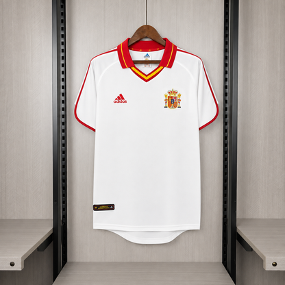 Camisa Retrô da Seleção Espanhola Away 2000/01 Torcedor