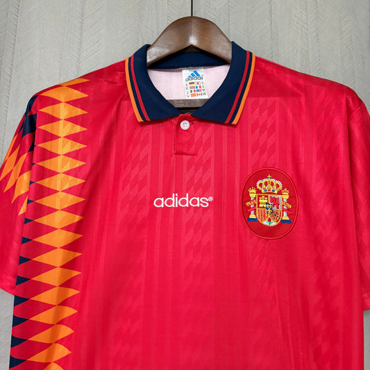 Camisa Retrô da Seleção Espanhola Home 1994 Torcedor