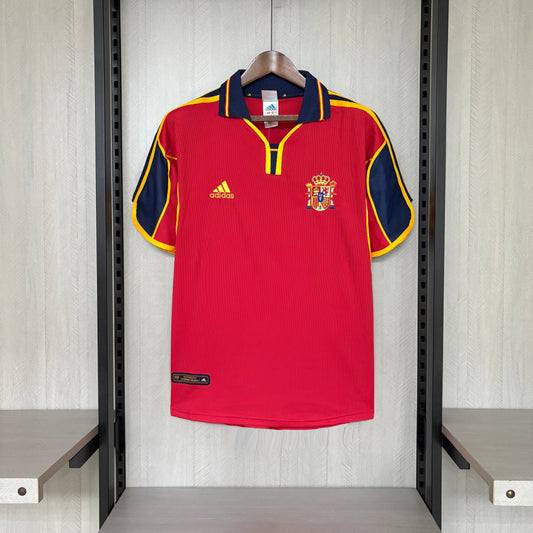 Camisa Retrô da Seleção Espanhola Home 2000 Torcedor