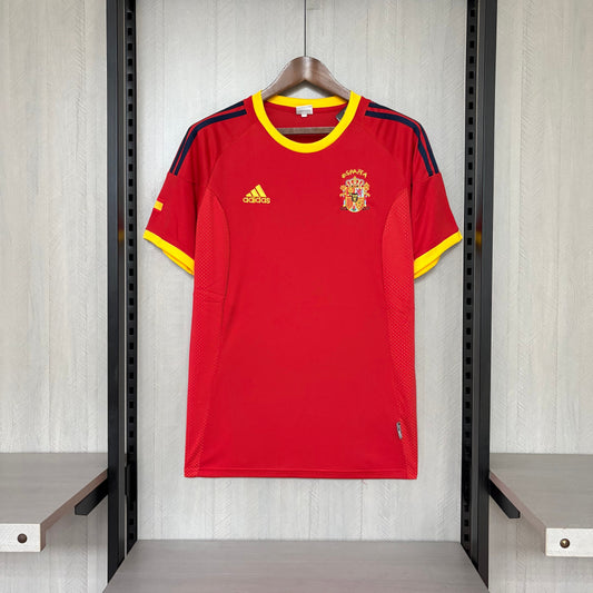 Camisa Retrô da Seleção Espanhola Home 2002 Torcedor