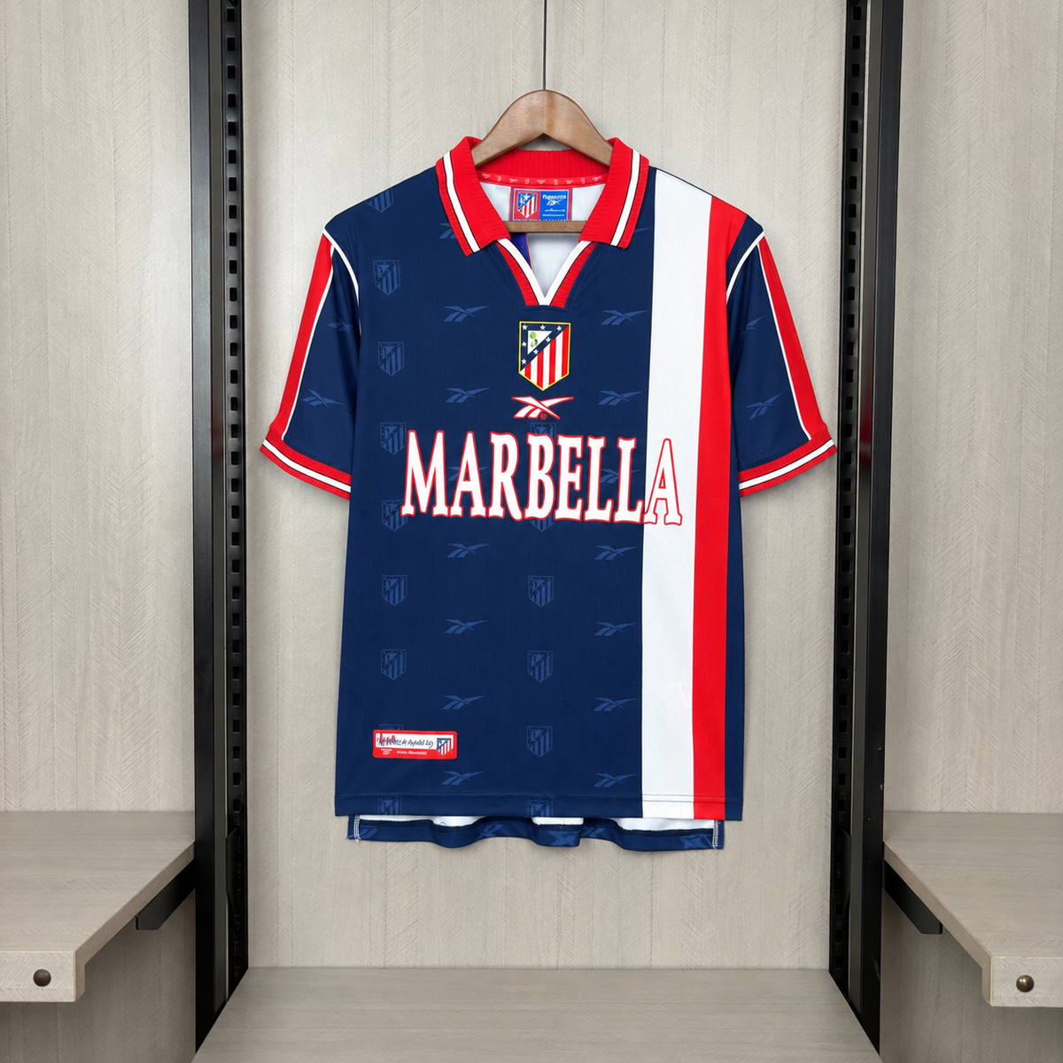 Camisa Retrô do Atlético de Madrid Away 1998/99 Torcedor