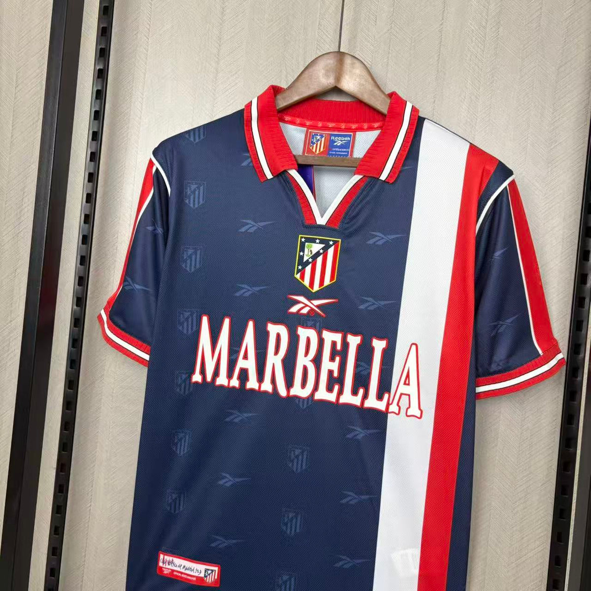 Camisa Retrô do Atlético de Madrid Away 1998/99 Torcedor