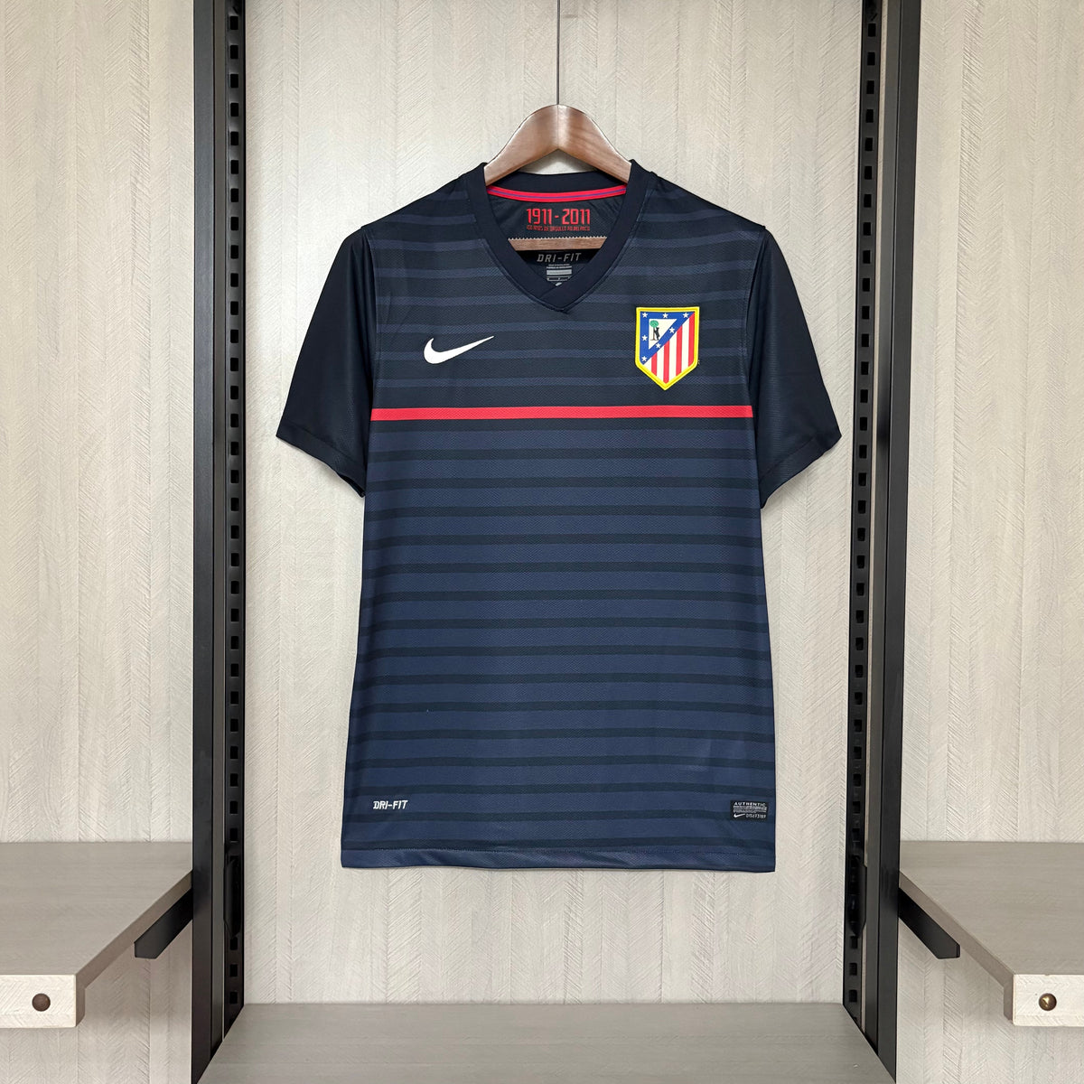 Camisa Retrô do Atlético de Madrid Away 2011/12 Torcedor