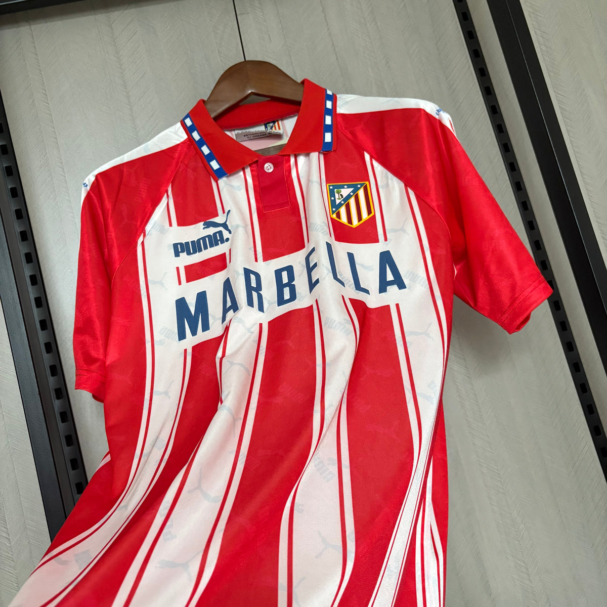 Camisa Retrô do Atlético de Madrid Home 1994/95 Torcedor