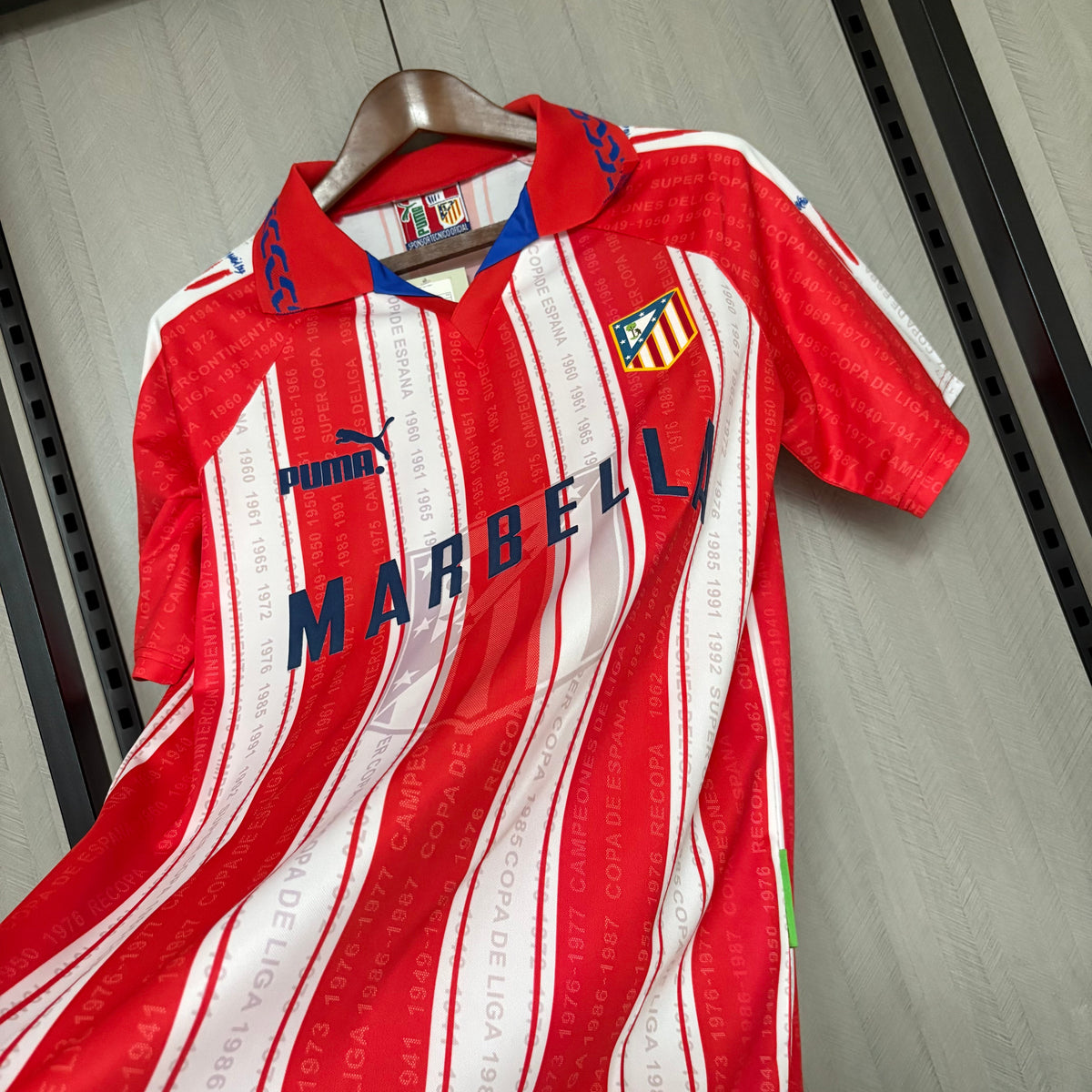 Camisa Retrô do Atlético de Madrid Home 1995/96 Torcedor