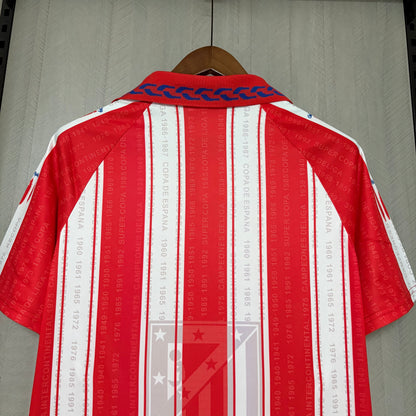 Camisa Retrô do Atlético de Madrid Home 1995/96 Torcedor