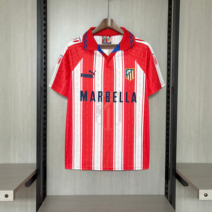 Camisa Retrô do Atlético de Madrid Home 1995/96 Torcedor