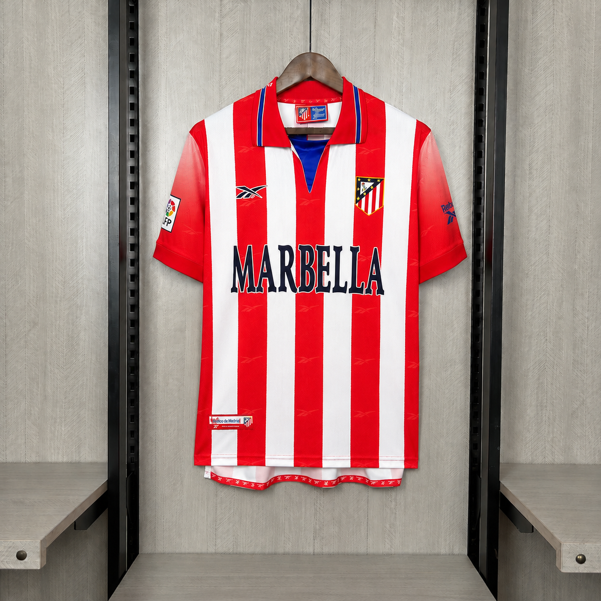 Camisa Retrô do Atlético de Madrid Home 1998/99 Torcedor