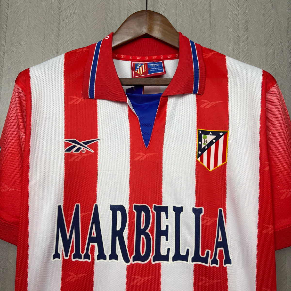 Camisa Retrô do Atlético de Madrid Home 1998/99 Torcedor