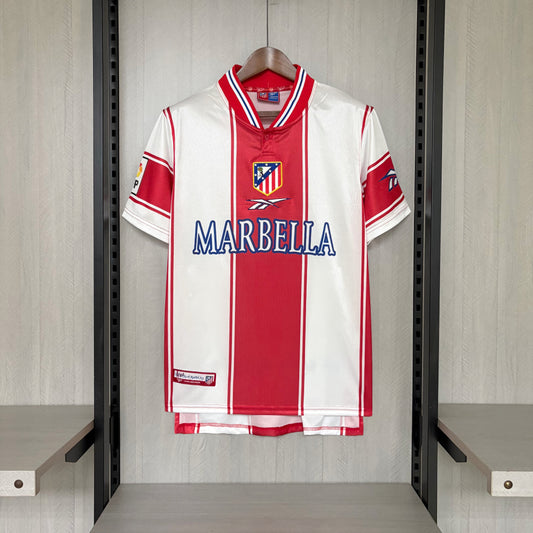 Camisa Retrô do Atlético de Madrid Home 1999 Torcedor