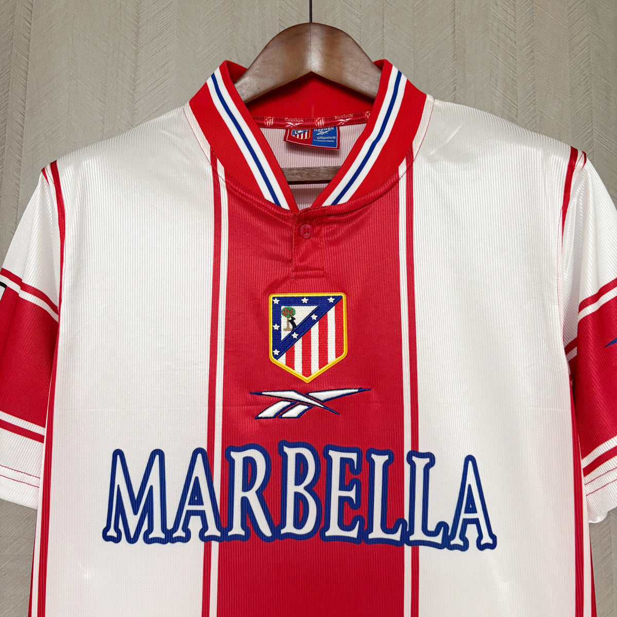 Camisa Retrô do Atlético de Madrid Home 1999 Torcedor