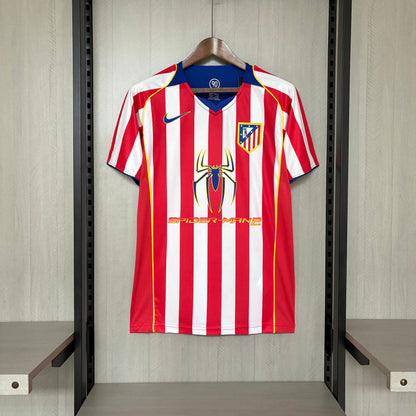 Camisa Retrô do Atlético de Madrid Home 2004 Torcedor