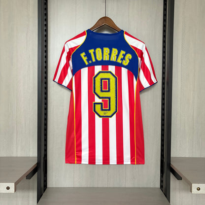 Camisa Retrô do Atlético de Madrid Home 2004 Torcedor