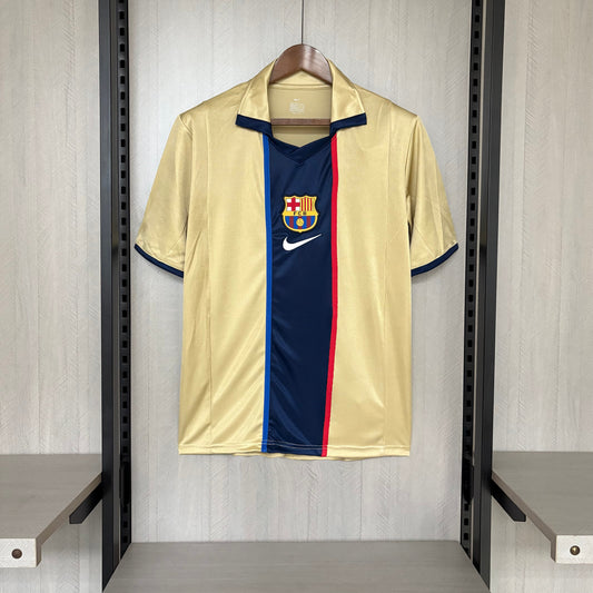 Camisa Retrô do Barcelona Away 2001/02 Torcedor