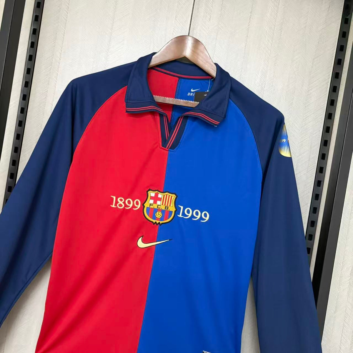 Camisa Retrô do Barcelona Home 1999 Torcedor
