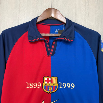 Camisa Retrô do Barcelona Home 1999 Torcedor