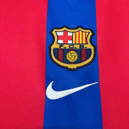 Camisa Retrô do Barcelona Home 2001/02 Torcedor